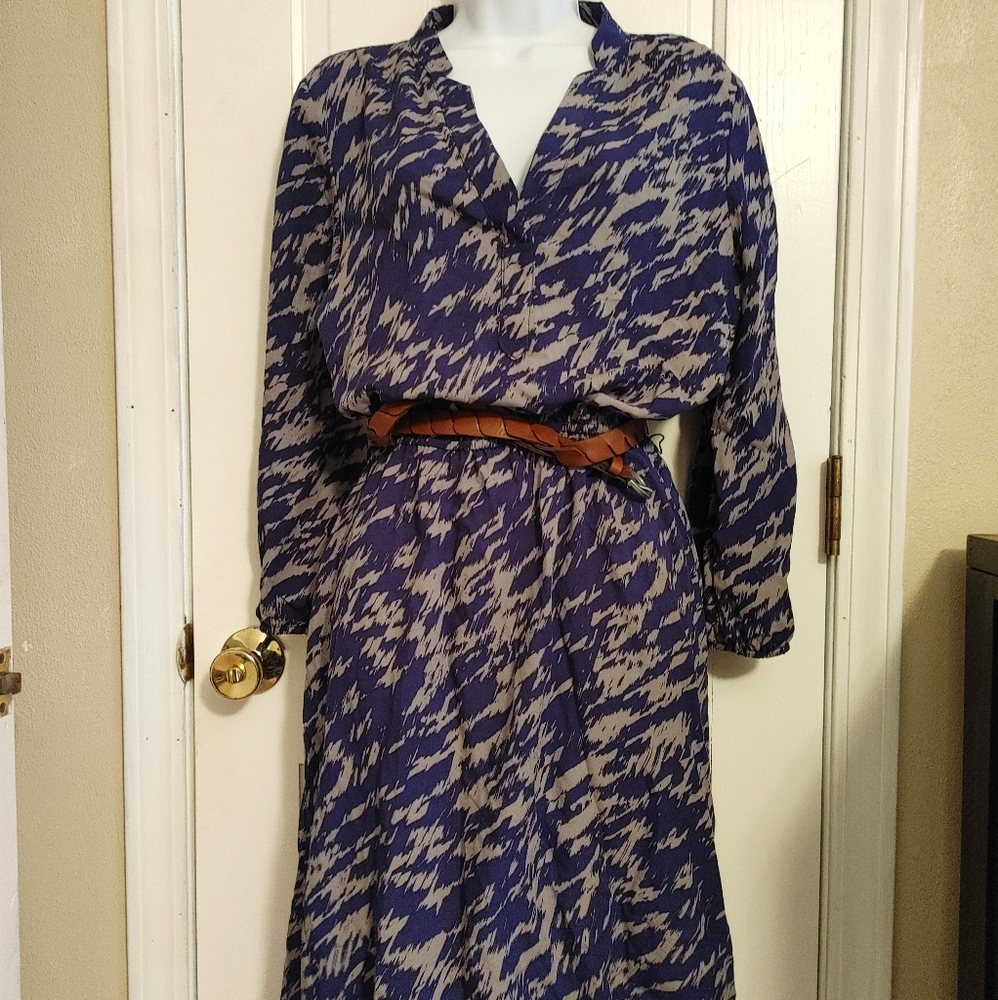 Blue Print dress.